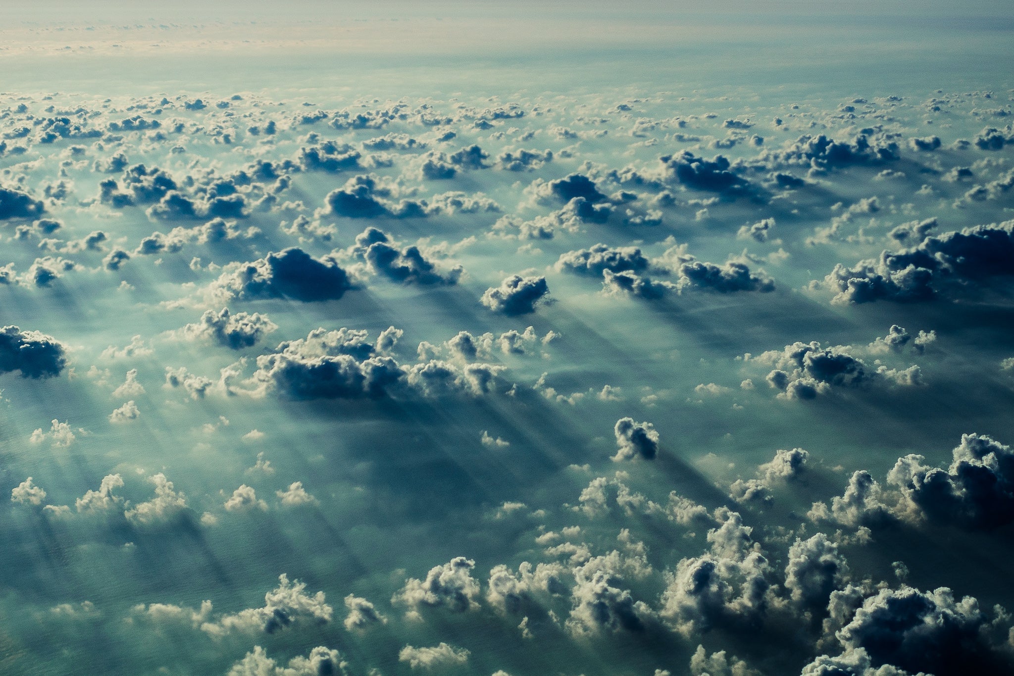 Sunset in the Clouds (Framed Print)