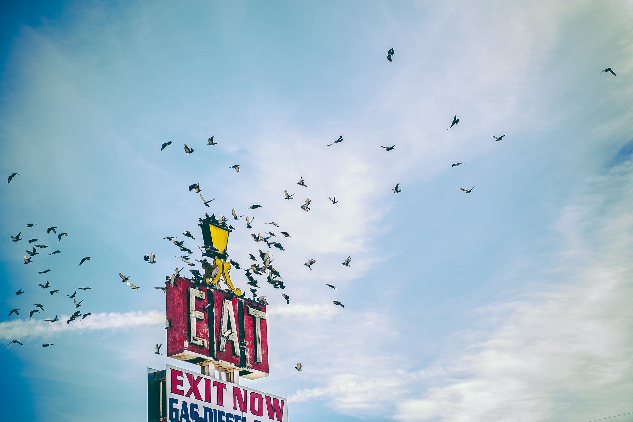 Eat (Framed Print)