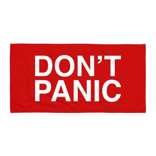 Don't Panic (Beach Towel)