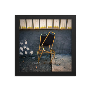 Chairs (Framed Print)