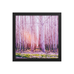 Fall in Line (Framed Print)