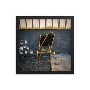 Chairs (Framed Print)