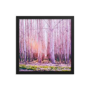 Fall in Line (Framed Print)