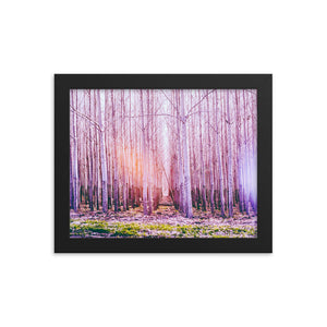 Fall in Line (Framed Print)