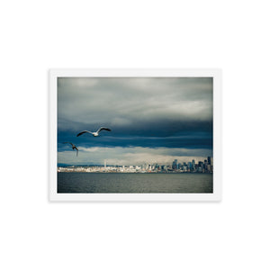 Seattle (Framed Print)